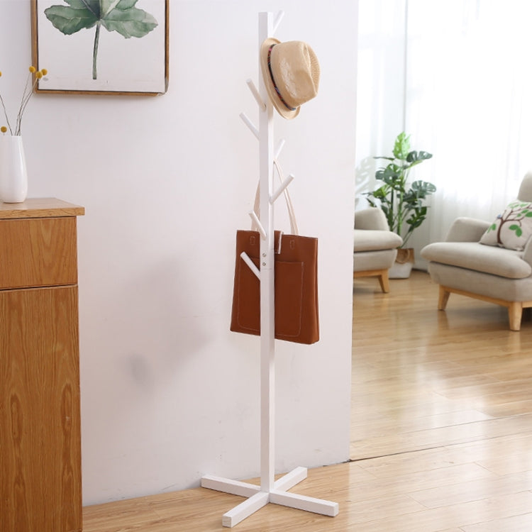 Creative Tree-shaped Solid Wood Floor Hatstand Clothes Hanging Rack, Size: 165x50x5cm, 165x50x50cm
