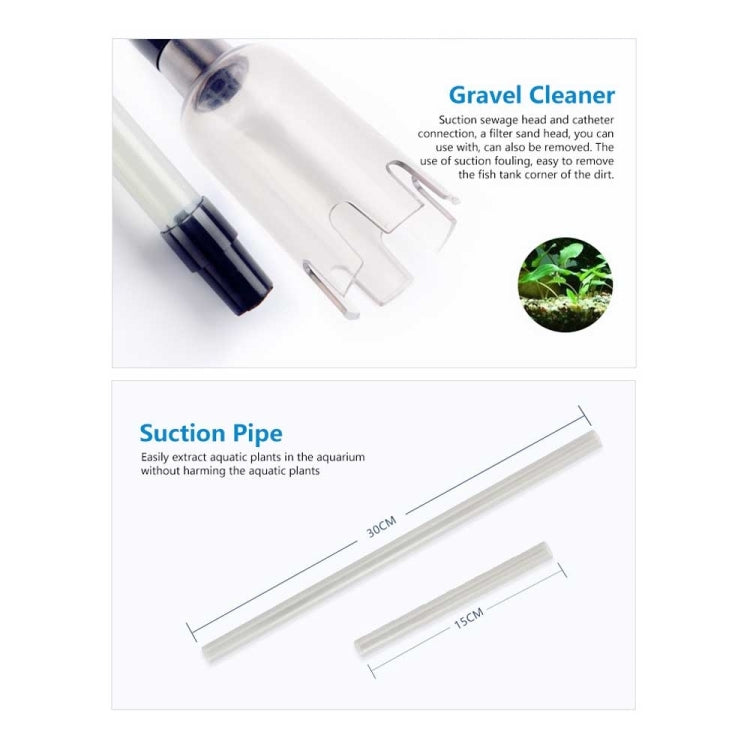 Electric Multi-functional Length Adjustable Fish Tank Cleaning Water Filter — view 7