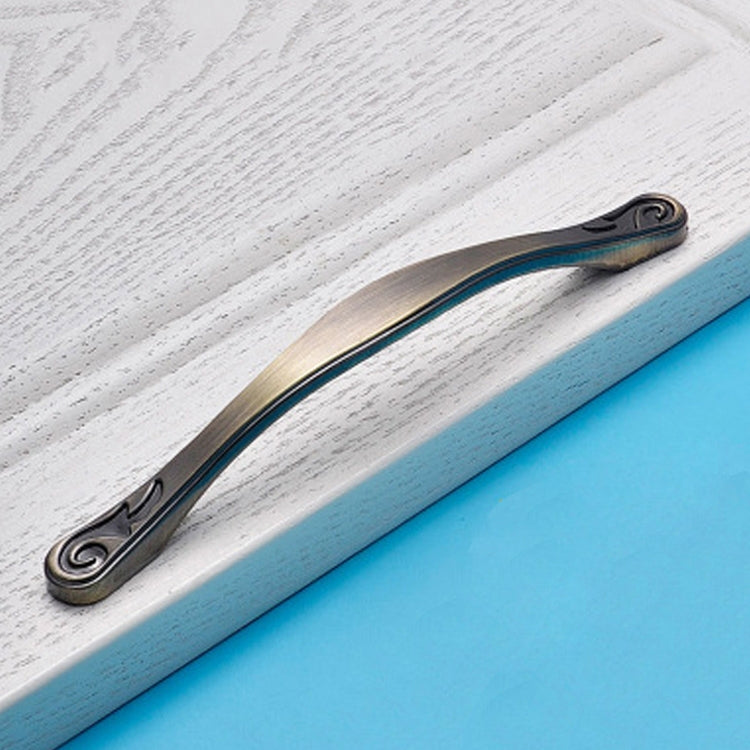 Zinc Alloy Cabinet Handle Pitch: 128mm, 4041-128 Green Ancient