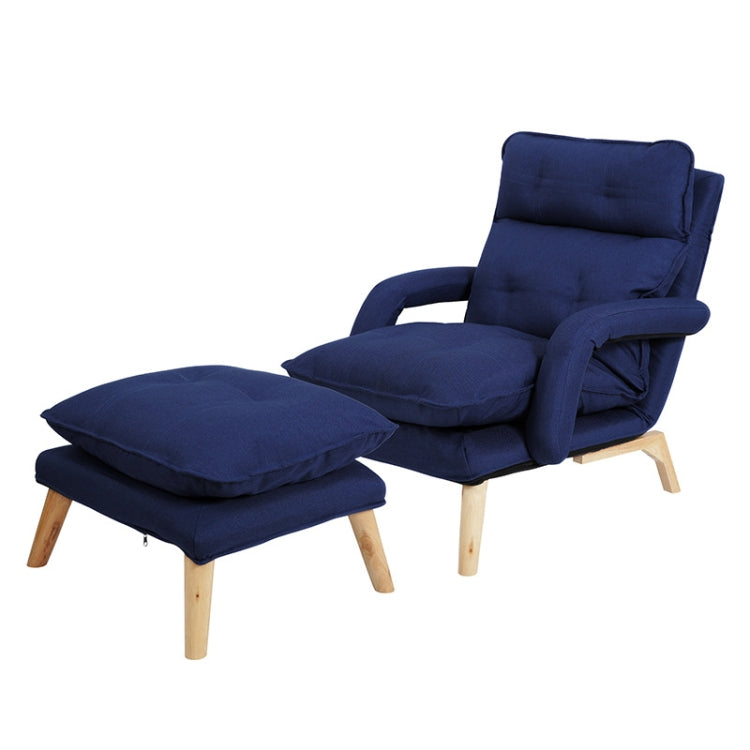 F3 Lazy Sofa Armrest Bedroom Leisure Japanese Folding Fabric Lounge Chair — view 12