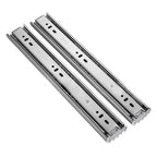 3-section Mute Stainless Steel Sliding Drawer Slides Ball Slide Rail Length: 35cm, 14 inches