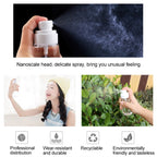 10 PCS Portable Refillable Plastic Fine Mist Perfume Spray Bottle Transparent Empty Spray Sprayer Bottle, 80ml