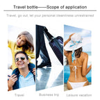 10 PCS Portable Refillable Plastic Fine Mist Perfume Spray Bottle Transparent Empty Spray Sprayer Bottle, 80ml