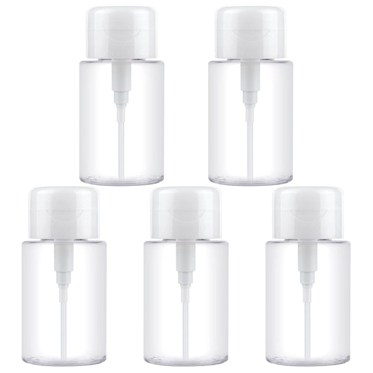 Liquid Push Down Pump Dispenser Bottle Empty Plastic Bottle Container, 200ml