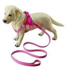 Microfiber Glasses Style Breathable Dog Chest Strap, Size: L