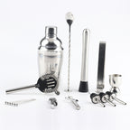 18 in 1 Cocktail Shaker Tools Setwith Acrylic Mount, Capacity: 550ml