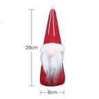 CX20213 Square Faceless Doll Christmas Tree Pendant Decoration