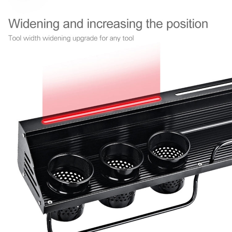 1 Cup Kitchen Multi-function Wall-mounted Condiment Storage Rack, A Version 40cm
