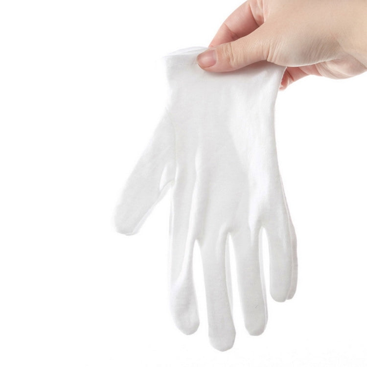 12 Pairs Pure Cotton Working Gloves, Medium Thick Size：XL, Medium Thick, Size：XL