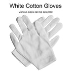 12 Pairs Pure Cotton Working Gloves, Medium Thick Size：XL, Medium Thick, Size：XL