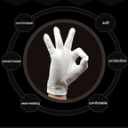 12 Pairs Pure Cotton Working Gloves, Medium Thick Size：XL, Medium Thick, Size：XL