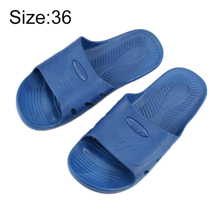 Anti-static Anti-skid Six-hole Slippers, Size: 36 — Blue