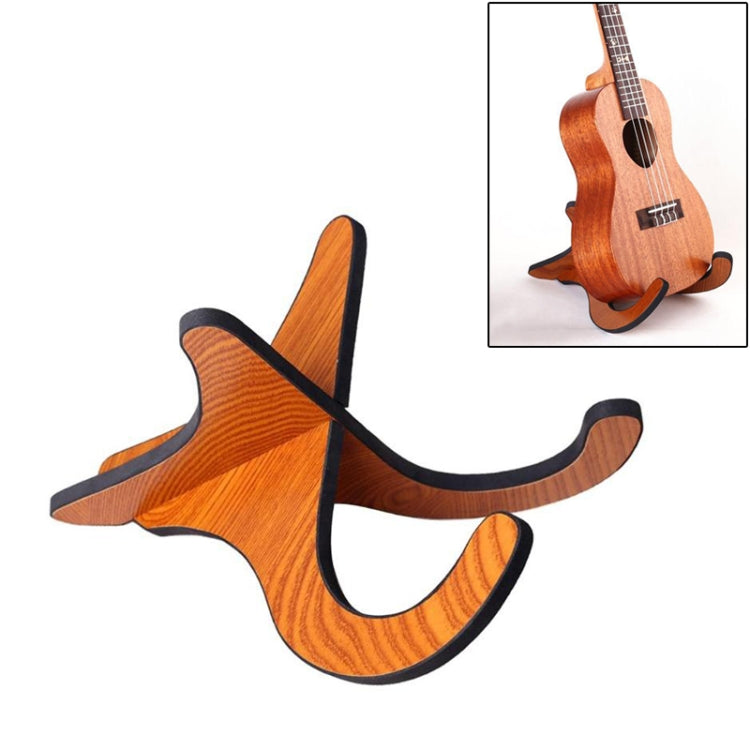 Violin Wooden Zither Folding Vertical Bracket, Ukulele Shelf