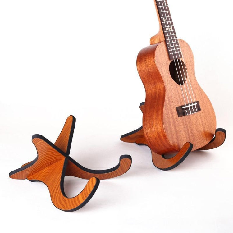 Violin Wooden Zither Folding Vertical Bracket, Ukulele Shelf