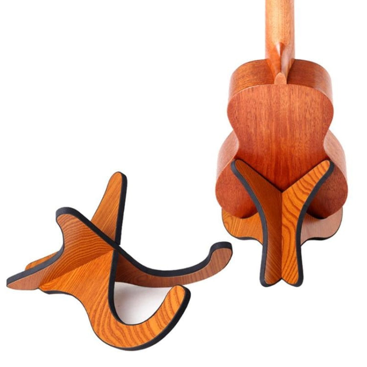 Violin Wooden Zither Folding Vertical Bracket, Ukulele Shelf
