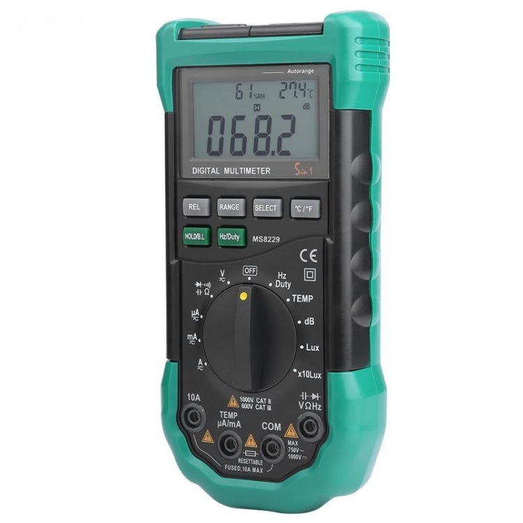 BSIDE MS8229 Digital Multimeter LUX Noise Meter Temperature Humidity Tester