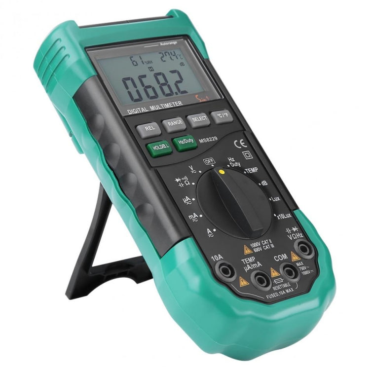 BSIDE MS8229 Digital Multimeter LUX Noise Meter Temperature Humidity Tester