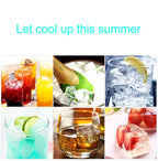 Small Square Ice Mold Trays Multi-layer Mold with Cover Ice Storage Box, 2 Layers