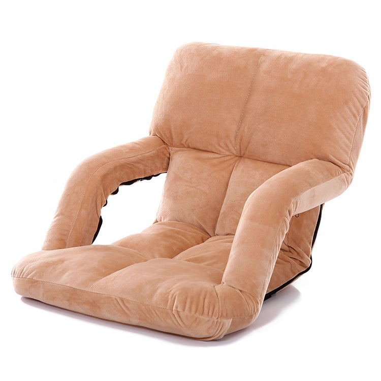 A3 Creative Lazy Sofa with Armrests Foldable Single Backrest Recliner — Red
