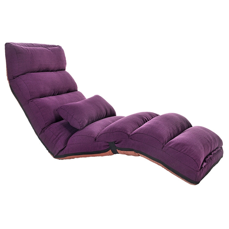 C1 Lazy Couch Tatami Foldable Single Recliner Bay Window Creative Leisure Floor Chair, Size: 175x56x20cm — Green