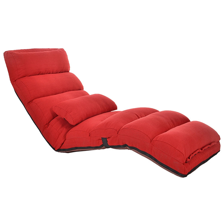 C1 Lazy Couch Tatami Foldable Single Recliner Bay Window Creative Leisure Floor Chair, Size: 175x56x20cm — Khaki