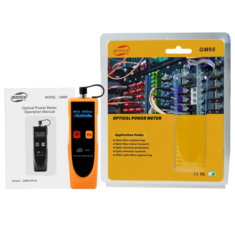 BENETECH GM65 Optic Power Meter Light Source Power Tester