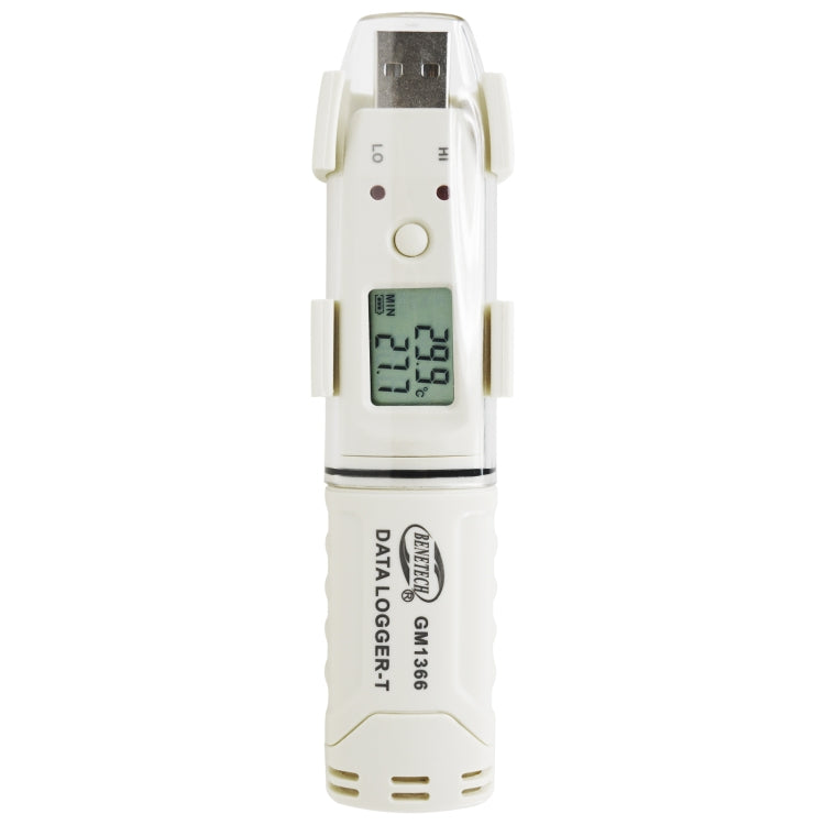 BENETECH GM1366 USB Digital Temperature Recorder Meter with Alarm