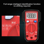 BSIDE ADMS6 High-precision Fully Automatic Small Digital Intelligent Multimeter with HD Digital Display & Shockproof Cover, Support Function Range Switch & Double-sided Pen Holder