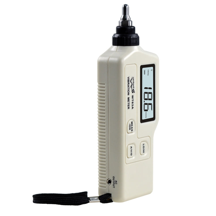 Vibration Meter Digital Tester Vibrometer Analyzer Acceleration Velocity, Wintact WT63A