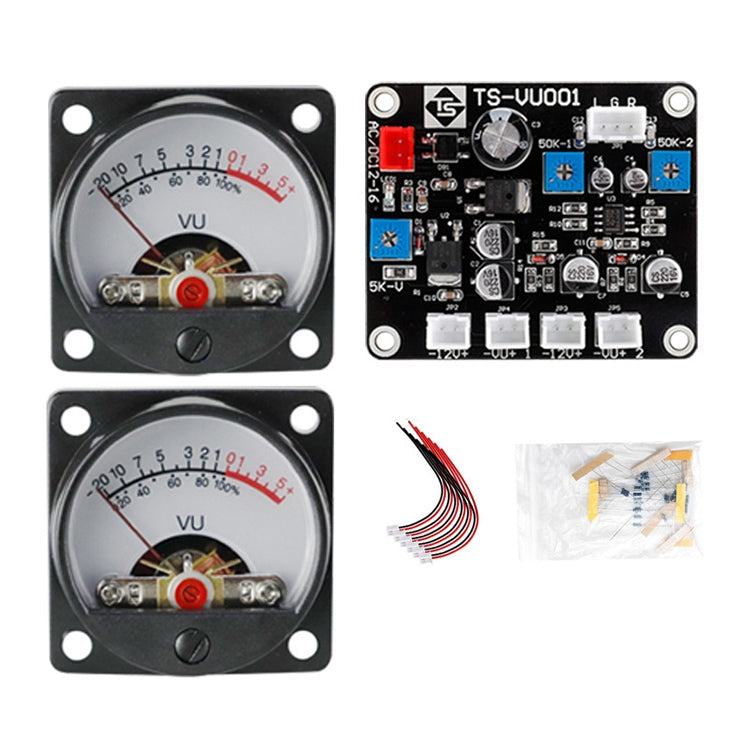 TR-35W VU Meter Power AMP Amplifier DB Table Audio Level Head Meter Sound Pressure Meter