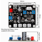 TR-35W VU Meter Power AMP Amplifier DB Table Audio Level Head Meter Sound Pressure Meter