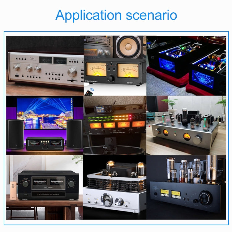 TR-35 VU Meter Power AMP Amplifier DB Table Audio Level Head Meter Sound Pressure Meter
