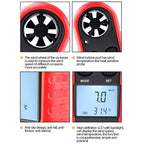 Wintact WT816 Digital Electronic Thermometer Anemometer