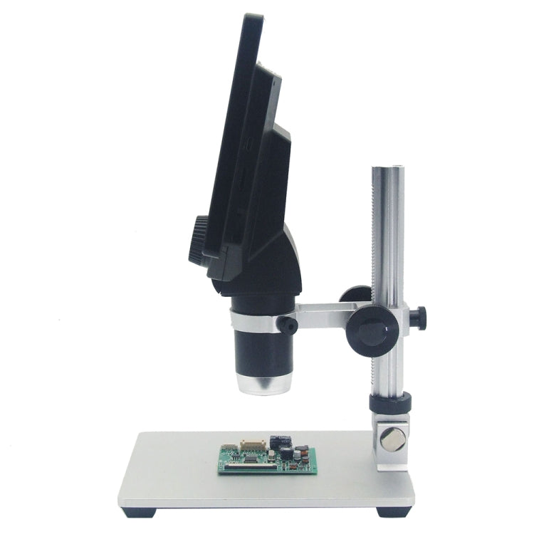 G1200 7 inch LCD Screen 1200X Portable Electronic Digital Desktop Stand Microscope, UK Plug