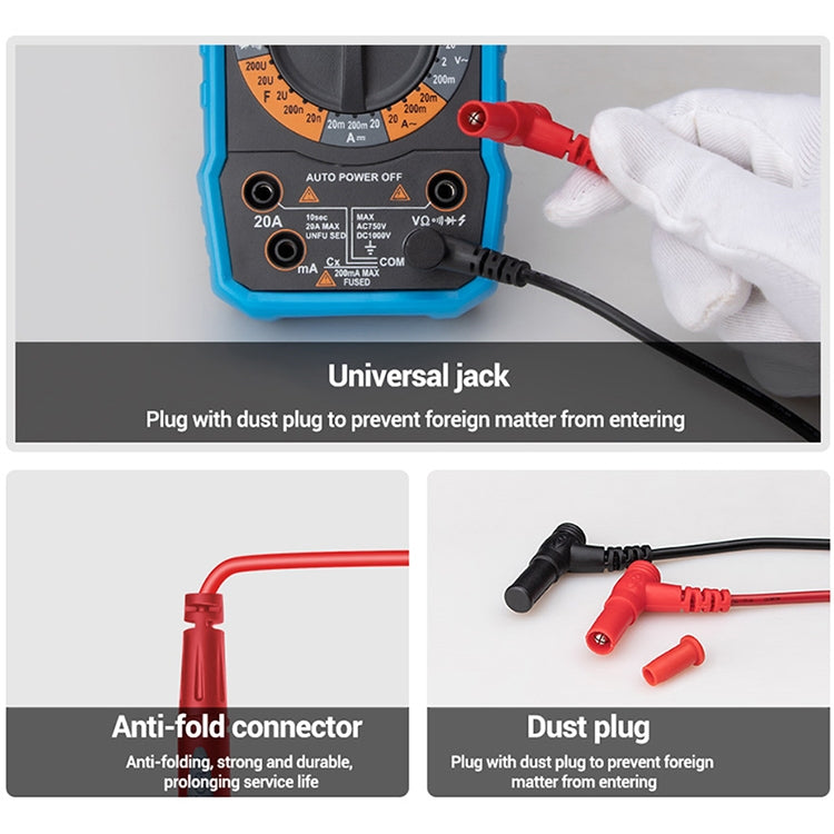 CAT III 1000V 20A Multimeter Test Leads Probes, 5 PCS