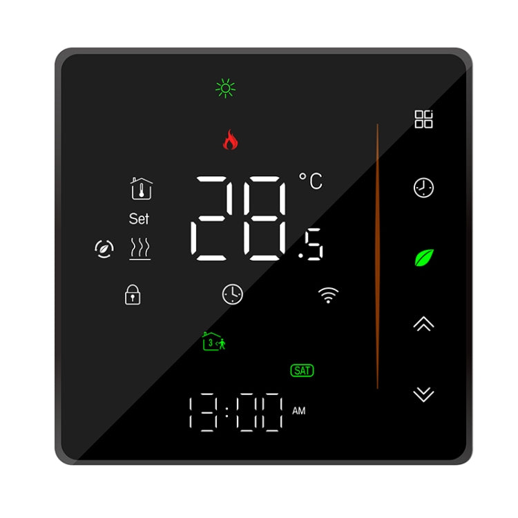BHT-006GALW 95-240V AC 5A Smart Home Heating Thermostat for EU Box, Control Water Heating with Only Internal Sensor & WiFi Connection