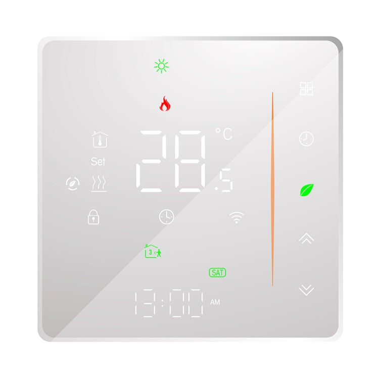 BHT-006GALW 95-240V AC 5A Smart Home Heating Thermostat for EU Box, Control Water Heating with Only Internal Sensor & WiFi Connection