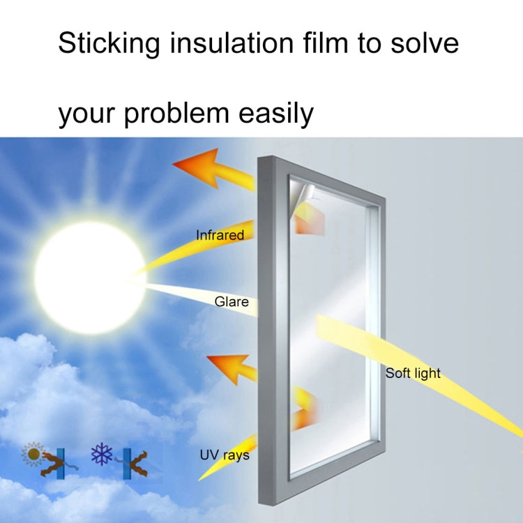 UV Reflective One Way Privacy Decoration Glass Window Film Sticker, Length: 1m, Width: 80cm