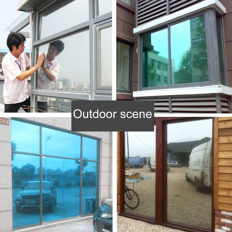 UV Reflective One Way Privacy Decoration Glass Window Film Sticker, Length: 1m, Width: 80cm