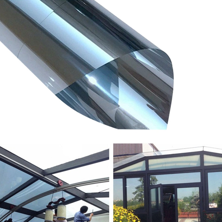 UV Reflective One Way Privacy Decoration Glass Window Film Sticker, Length: 1m, Width: 40cm — view 5
