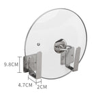 304 Stainless Steel Wall-mounted Kitchen Rack Hanging Pot Lid Holder