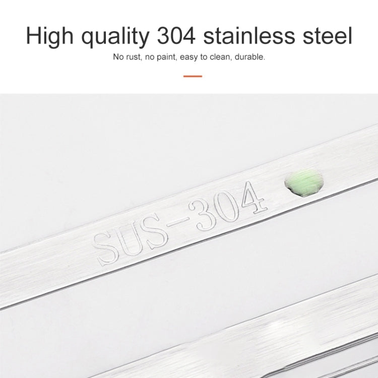 304 Stainless Steel Wall-mounted Kitchen Rack Hanging Pot Lid Holder
