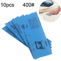 10pcs Grit 400 Wet And Dry Polishing Grinding Sandpaper，Size: 23 x 9cm