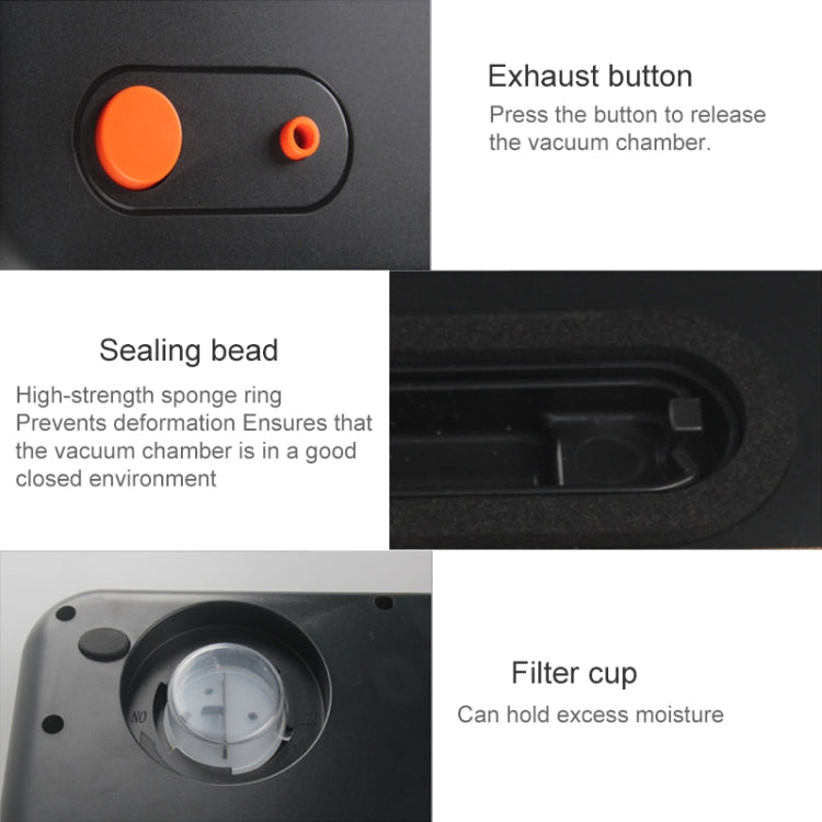 Household Commercial Food Vacuum Plastic Packaging Machine Sealer Closer Machine, EU Plug