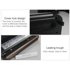 Household Commercial Food Vacuum Plastic Packaging Machine Sealer Closer Machine, EU Plug
