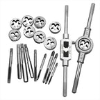 Multi-specification Tap and Die Combination Set Hand Metric Wire Tapping Wrench Winch, 20 PCS