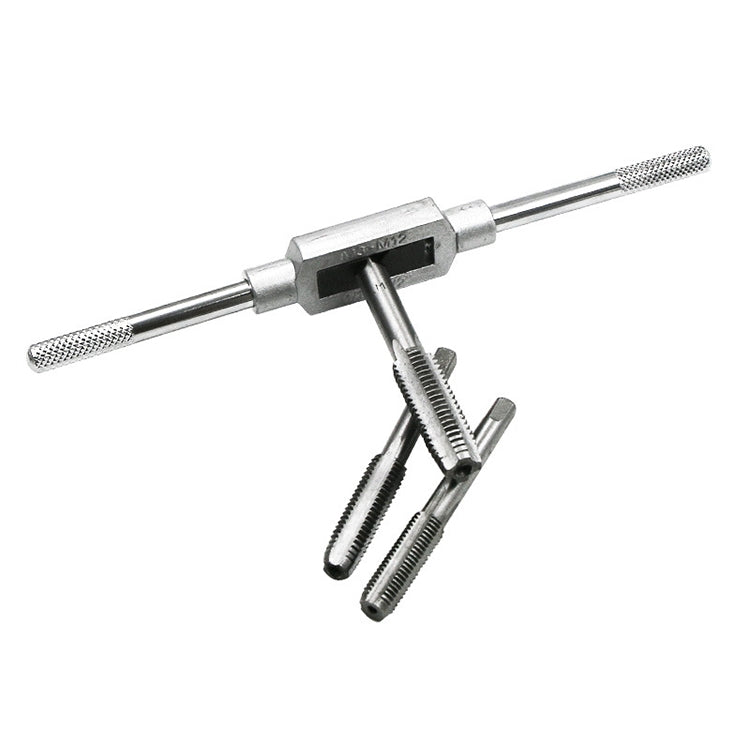 Multi-specification Tap and Die Combination Set Hand Metric Wire Tapping Wrench Winch, 20 PCS