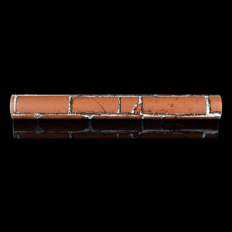 Creative 3D Stone Brick Decoration Wallpaper Stickers Bedroom Living Room Wall Waterproof Wallpaper Roll, Size: 45 x 1000cm, Coffee brick