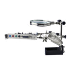 90mm Diameter 5X Multifunction Spring Iron Stand with Magnifying Glass — view 4
