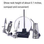 90mm Diameter 5X Multifunction Spring Iron Stand with Magnifying Glass — view 8